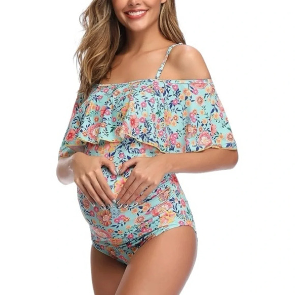 NWT Maternity Swimwear Womens Bikinis Tankini Summer Swimsuits - Picture 4 of 5